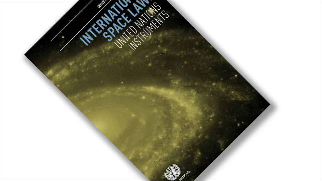 « Le droit international de l'espace : Instruments des Nations Unies » rassemble les instruments qui ont été développés, promus et renforcés sous les auspices des Nations Unies.